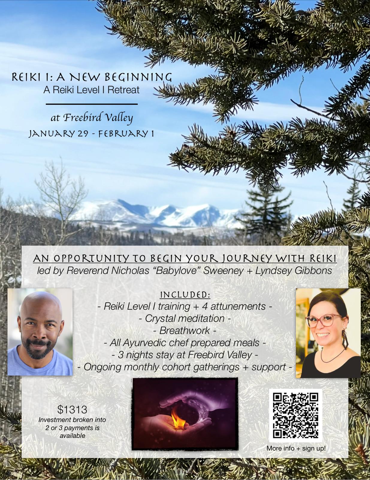 Z Jan Reki Reiki I: A New Beginning ~ A Reiki Level 1 Retreat, Jan 29 - Feb 1 ...