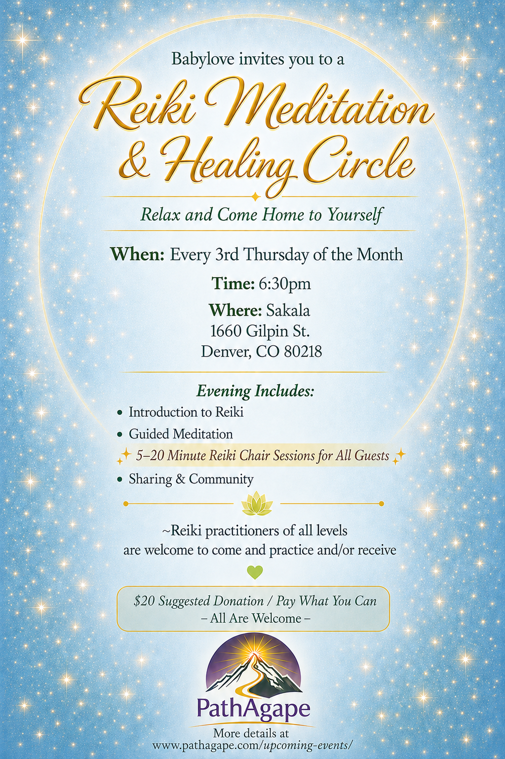 Reiki Circle Info